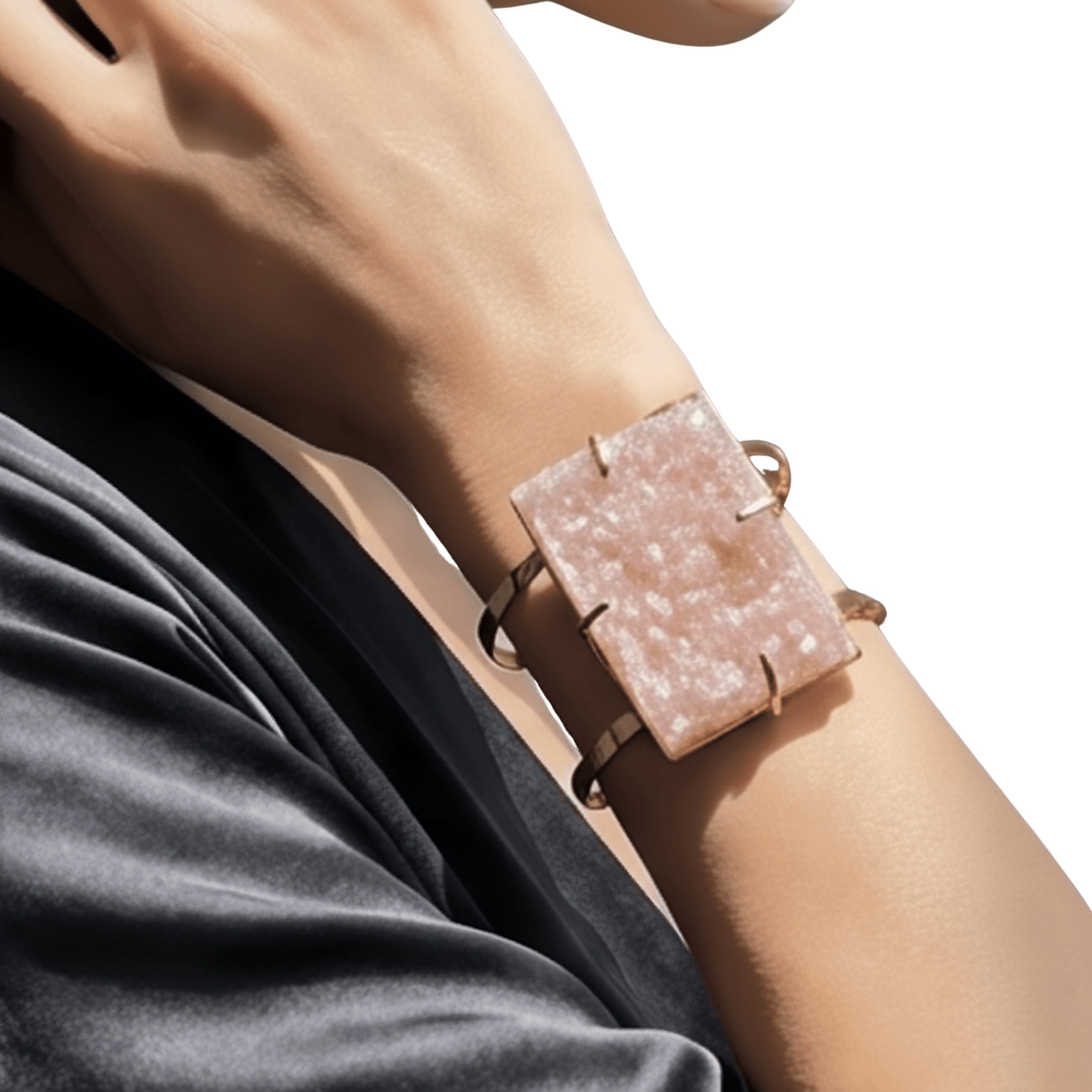 Bracelet with Pink Amethyst 